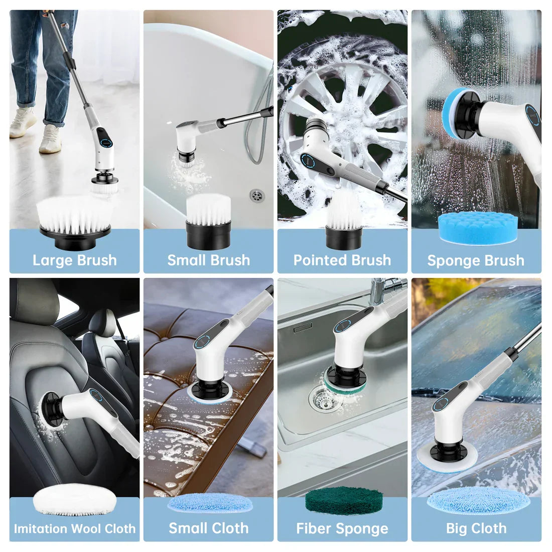 All-in-One Electric Spin Scrubber