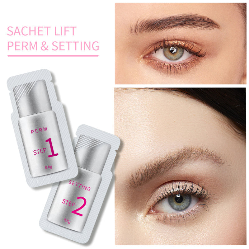 CONSIGN 10 Pairs Pouch Eyelash Perm Lotion Lashes